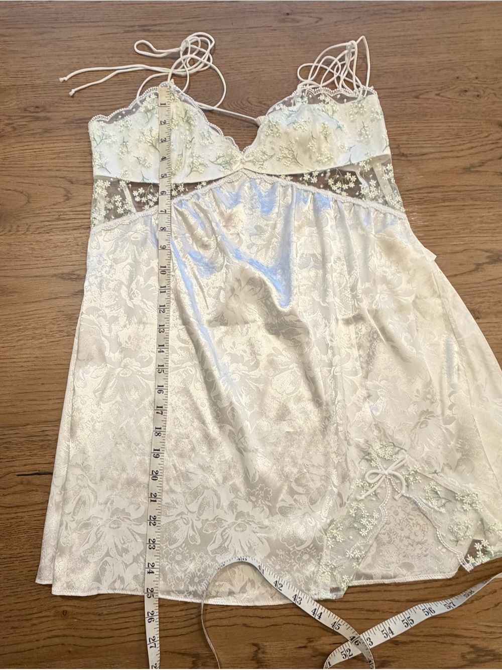 NWT For Love & Lemons Large Baby’s Breath Slip Dress - Picture 14 of 14